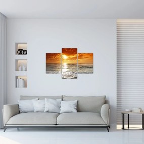 Tablou cu apus de soare din Corsica (90x60 cm)