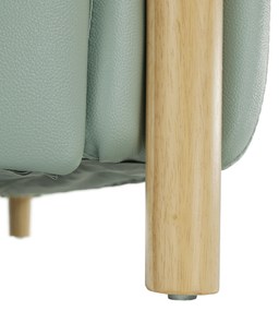 Canapea complet tapiţată 3 locuri, piele / piele ecologică neomint, LINSY