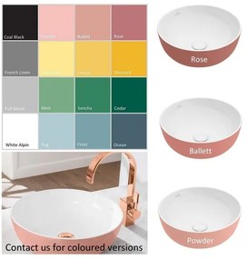 Lavoar pe blat, Villeroy&amp;Boch Artis, material TitanCeram, 61x41cm, Powder, 419861BCT0