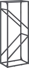 vidaXL Suport pentru lemne de foc Antracit Oțel laminat la rece