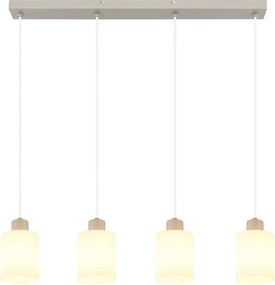 Lustra cu 4 pendule din sticla TRENT