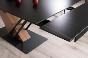 Masa extensibila Genesis negru/frasin L180-240 cm