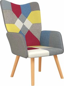 vidaXL Scaun de relaxare, material textil, petice