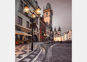 Fototapet. Piata Orasului Vechi, Praga, Cehoslovacia.   Art.060025
