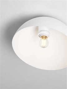 Lustra aplicata design decorativ GEA alb D-29cm