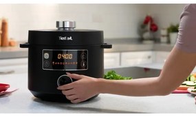 Oală electrică multifuncțională Tefal TURBO CUISINE 4,8 l 1090W/230V negru