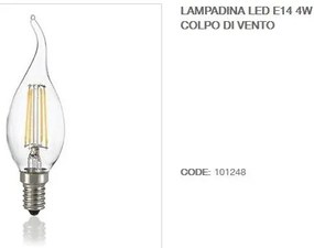 Bec LED E14 4W COLPO DI VENTO 3000K 101248