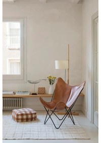 Puf de copii maro Vichy Toffee – Lorena Canals