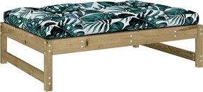 vidaXL Taburet de grădină, 120x80 cm, lemn de pin impregnat