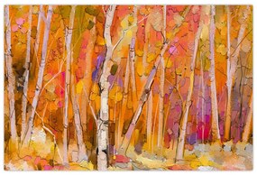 Tablou - Pădurea toamna (90x60 cm)