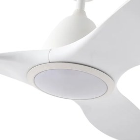 ZEVENTI - Ventilator de tavan URBINO LED/20W/230V Wi-Fi Tuya, alb + telecomandă