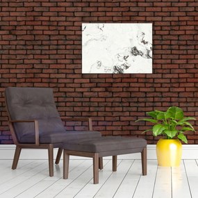 Tablou - Marmură albă (70x50 cm)