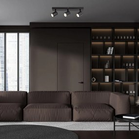 Plafoniera cu 3 Spoturi Directionabile, Design Modern, Rogelio