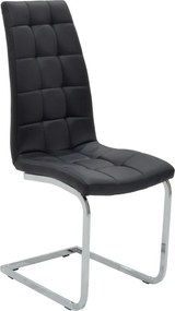 Scaun Bucatarie/Dining Frankos Piele Ecologica Negru