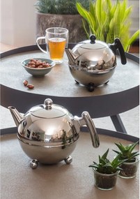 Ceainic argintiu din oțel inoxidabil 1,2 l Bella Ronde – Bredemeijer