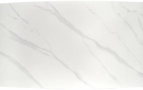 Masa Clemente alb/gold L160 x l90 x H76