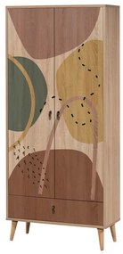 Dulap pentru haine City, Multicolor