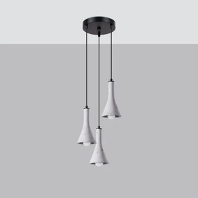 Lustră pe cablu Sollux SL.1226 REA 3xE14/12W/230V beton