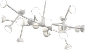 Lustra LED dimabil design modern ADN alb Medium