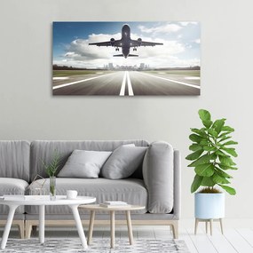 Pictură pe pânză Avionul decolează
