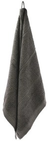 Prosop gri închis din bumbac din frotir 50x100 cm Line – Södahl