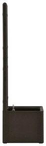 Strat inaltat gradina cu spalier si sistem automat udare, maro 1, Mocca, 43 x 43 x 142 cm, 43 x 43 x 142 cm