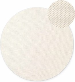 Covor crem țesut manual rotund din lână ø 160 cm Lyon Beans – Elle Decoration