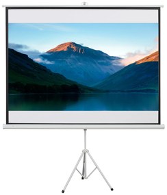 HOMCOM Ecran de Proiecție 100 Inch cu Trepied Inclus, Format 4:3, Ușor de Asamblat, Ideal pentru Filme și Prezentări | Aosom Romania