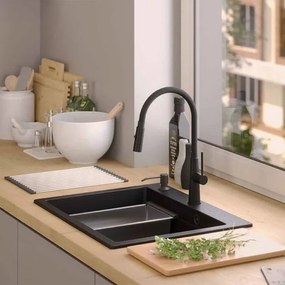 Chiuveta din granit KURT 110 WORKSTATION Negru