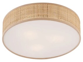Plafonieră orientală din ratan 38cm - Trammy