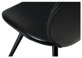 Scaun din piele artificială DAN-FORM Denmark Cloud, negru