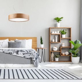 Lustră pe cablu OAK 2xE27/60W/230V stejar ø 37 cm