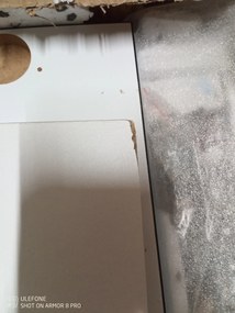 PROMOTIE Dulap alb sub lavoar MASON BL13, negru luciu ridicat HG II. calitate