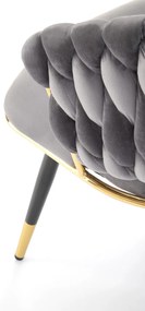 Scaun K551 velvet gri