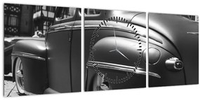 Tablou - Ford 1948 (cu ceas) (90x30 cm)