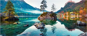 Tablou - Lacul Hintersee, Alpii Bavarezi, Austria (120x50 cm)