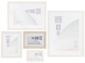 Ramă foto în culoare naturală cu picior de susținere, de agățat 17,5x22,5 cm Sencillo – Casa Selección