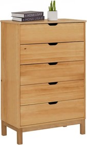 Comodă în culoare naturală înaltă din lemn de pin 113x39 cm Post – Støraa