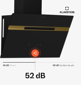 Klarstein Hota Alina, EEK A, Touch, Iluminare cu LED-uri, Extracție/recirculare, 600 m³/h