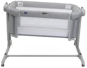 Pătuț pentru bebeluși Chicco 2v1 NEXT2ME MAGIC EVO gri deschis