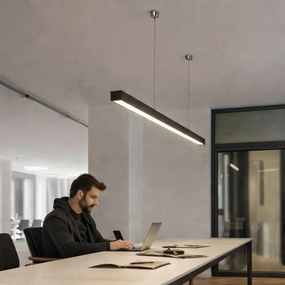 Brilagi - Pendul LED FULLDAY, 30/40/50W, 230V, 2700/4000/6000K, 150 cm, negru