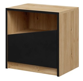 Noptieră Avain (stejar + negru) (S). 1087301