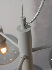 Lustra suspendata design decorativ Bologna 4L gradient/gri