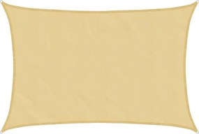 vidaXL Parasolar, nisipiu, 3,5x2,5 m, 100% poliester Oxford