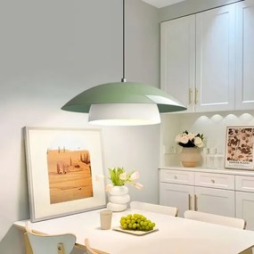 Lustră cu cablu MOONLIGH 1xE27/40W/230V verde