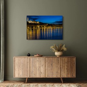 Tablou orașului nocturn (90x60 cm)