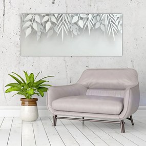 Tablou - Frunze de plasitic (120x50 cm)