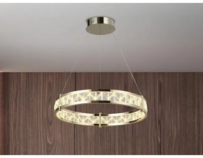 Lustră LED dimmabilă suspendată pe cablu ENRIQUE LED/40W/230V 3000-6000K + telecomandă