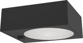 Eglo DARFANO 901914-LED Lampă solară cu senzor, LED 6,5 W / 3,7 V, 2000 mAh, negru