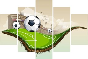 Tablou - Teren de fotbal (150x105 cm)